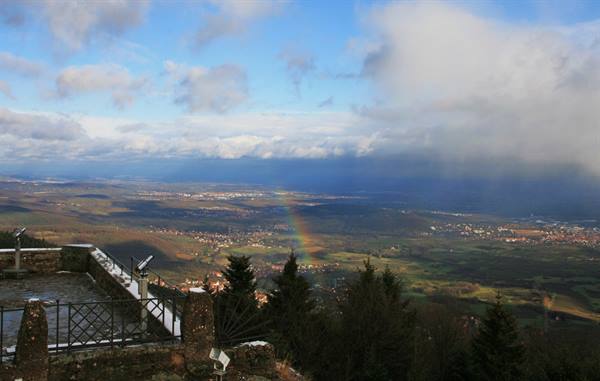 Panorama dal Monte Santa Odile