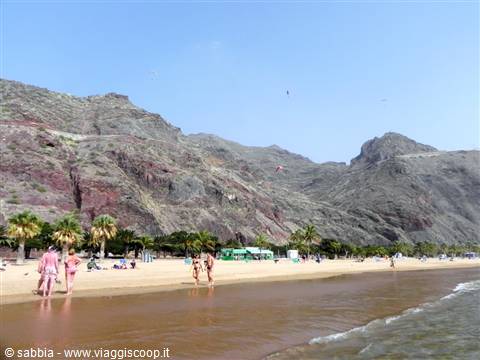 Spiaggia di Las Teresitas, a Nord di Tenerife