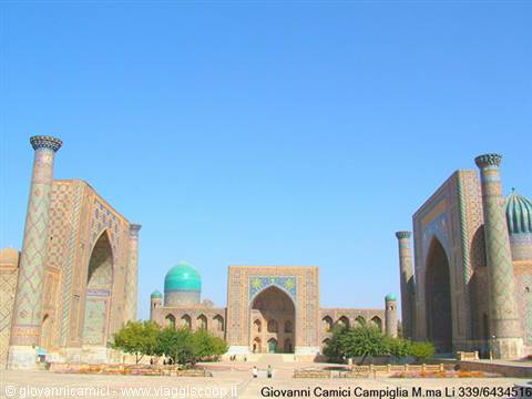 Samarcanda-piazza Registan