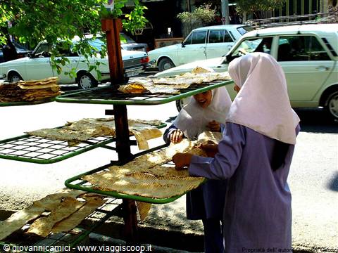 Messa in ordine del pane acquistato