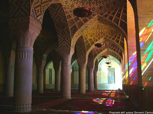 Shiraz.interno moschea Nasir-ol-Molk