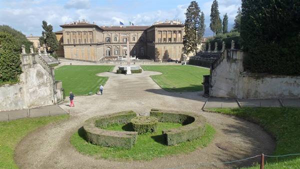 Palazzo Pitti  e il giardino di Boboli