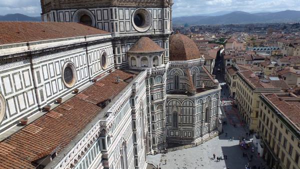 dall'alto del campanile di Giotto
