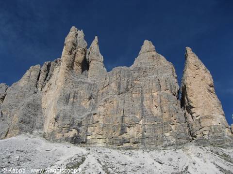 Tre Cime di Lavaredo versante Sud