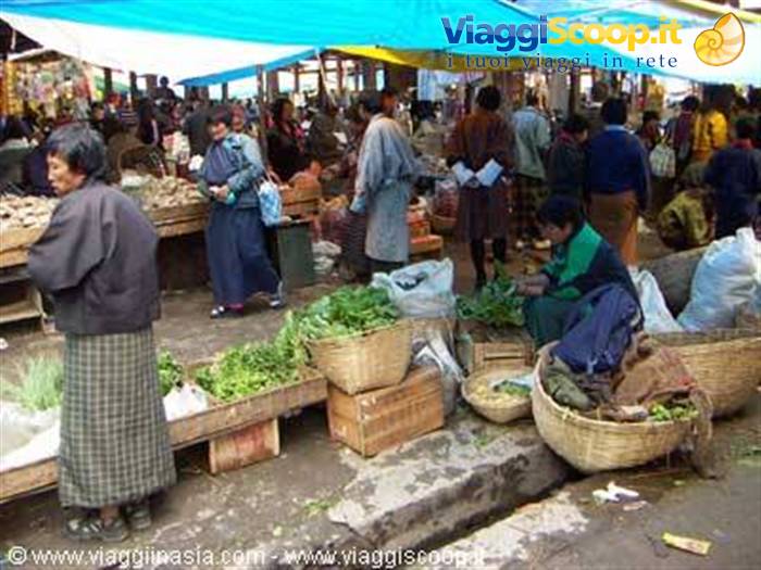 il mercato di thimpu