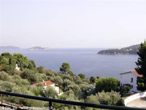 Skiathos vista dal balcone