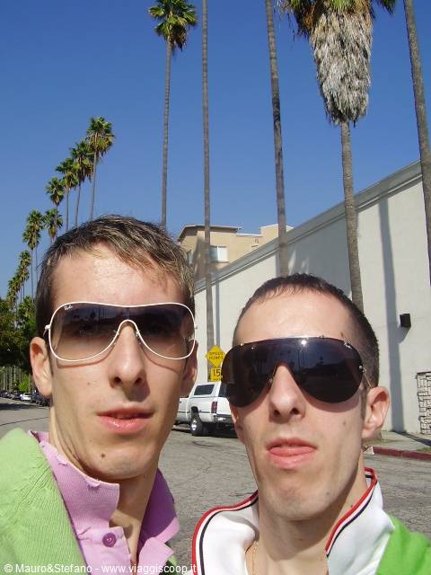 Stefano e Mauro sulla Sunset Blvd