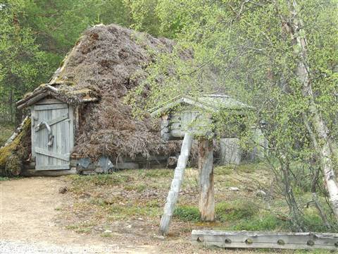 Magazzino sami per cibo.