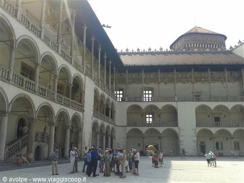 Castello di Wawel, cortile interno