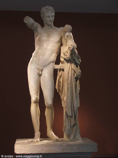 Olimpia,l'Ermes di Prassitele
