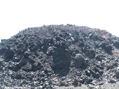 pietre vulcaniche a Nea Kameni,Santorini