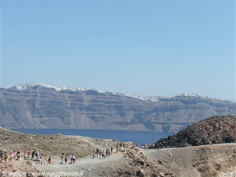 Santorini,vista da Nea Kameni