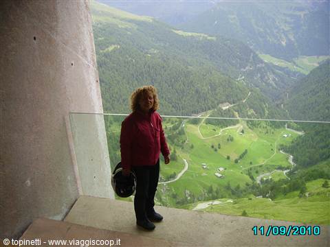 Scendendo dal Passo del Rombo