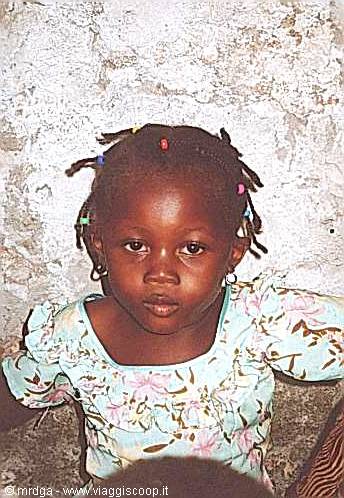 Una bambina del villaggio