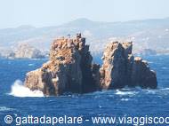 Gli scogli avanti a Parikia (Paros)