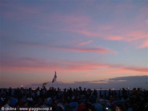 ...tramonto a Marienfeld...