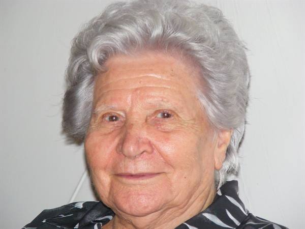 una bella signora di 86 anni:mia mamma