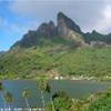 IL MONTE OTEMANU DALL'INTERNO POLINESIA FRANCESE 