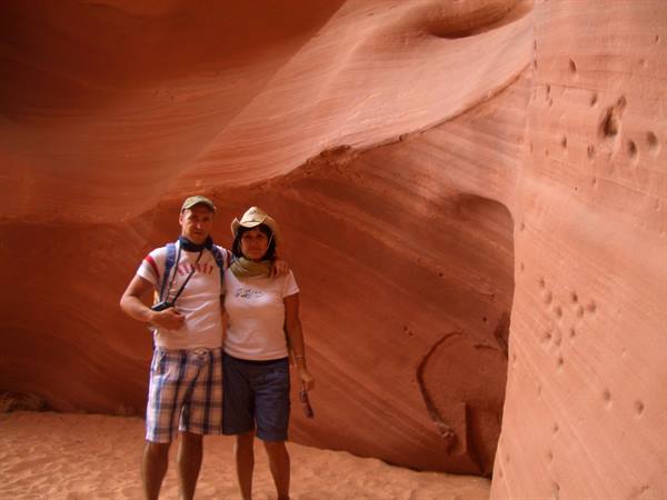 IO E RO ALL'ANTELOPE CANYON
