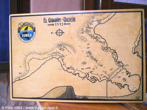 mappa fondali della zona