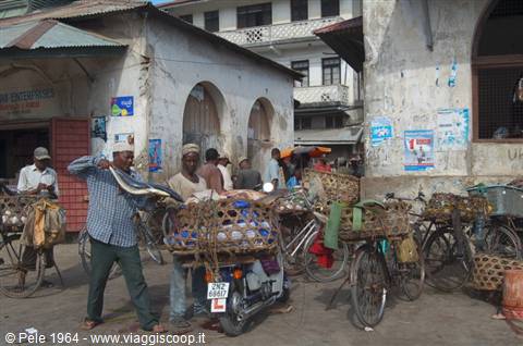 al mercato del pesce di Stone Town