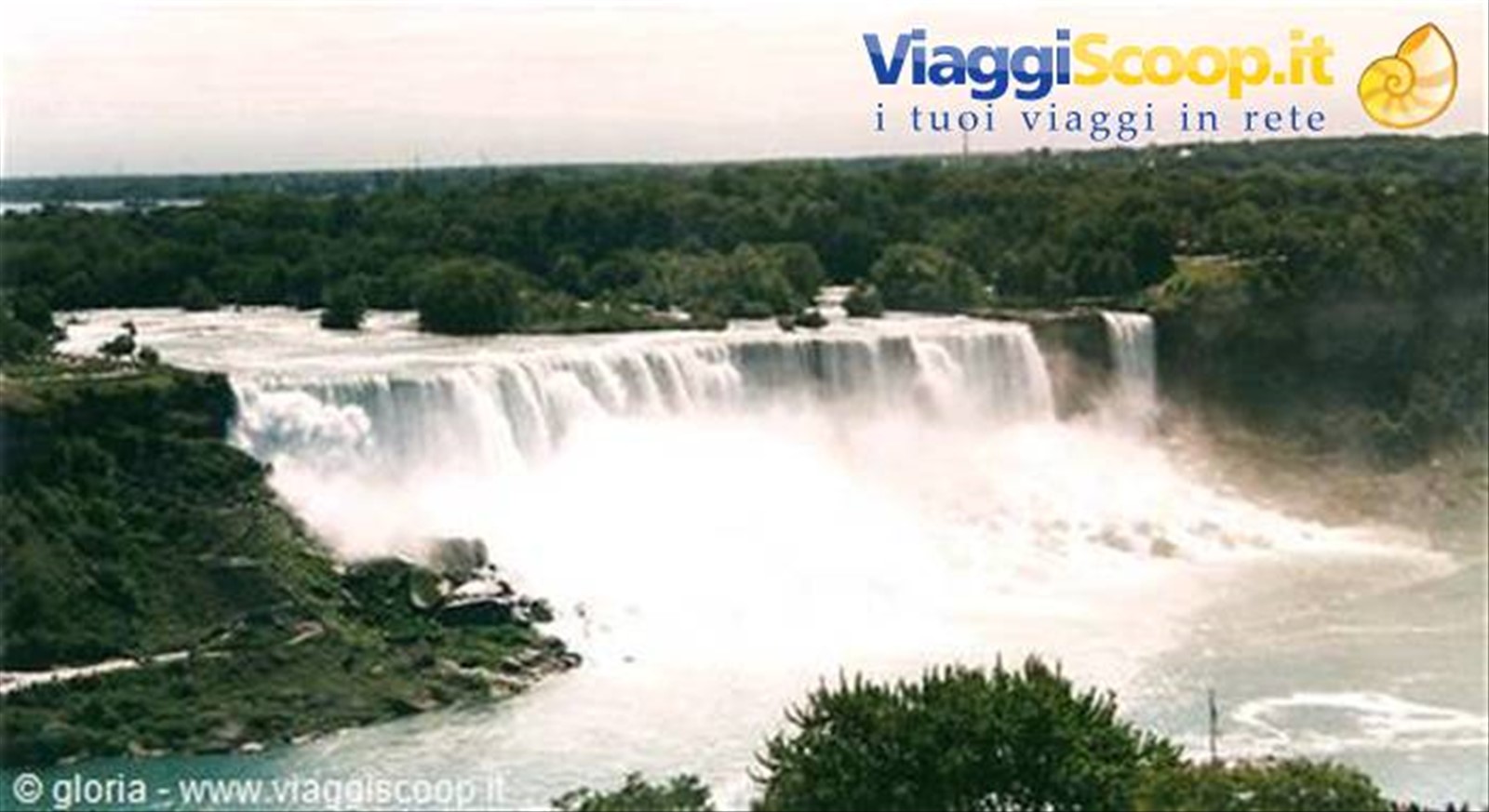 le cascate americane dette "velo da sposa"