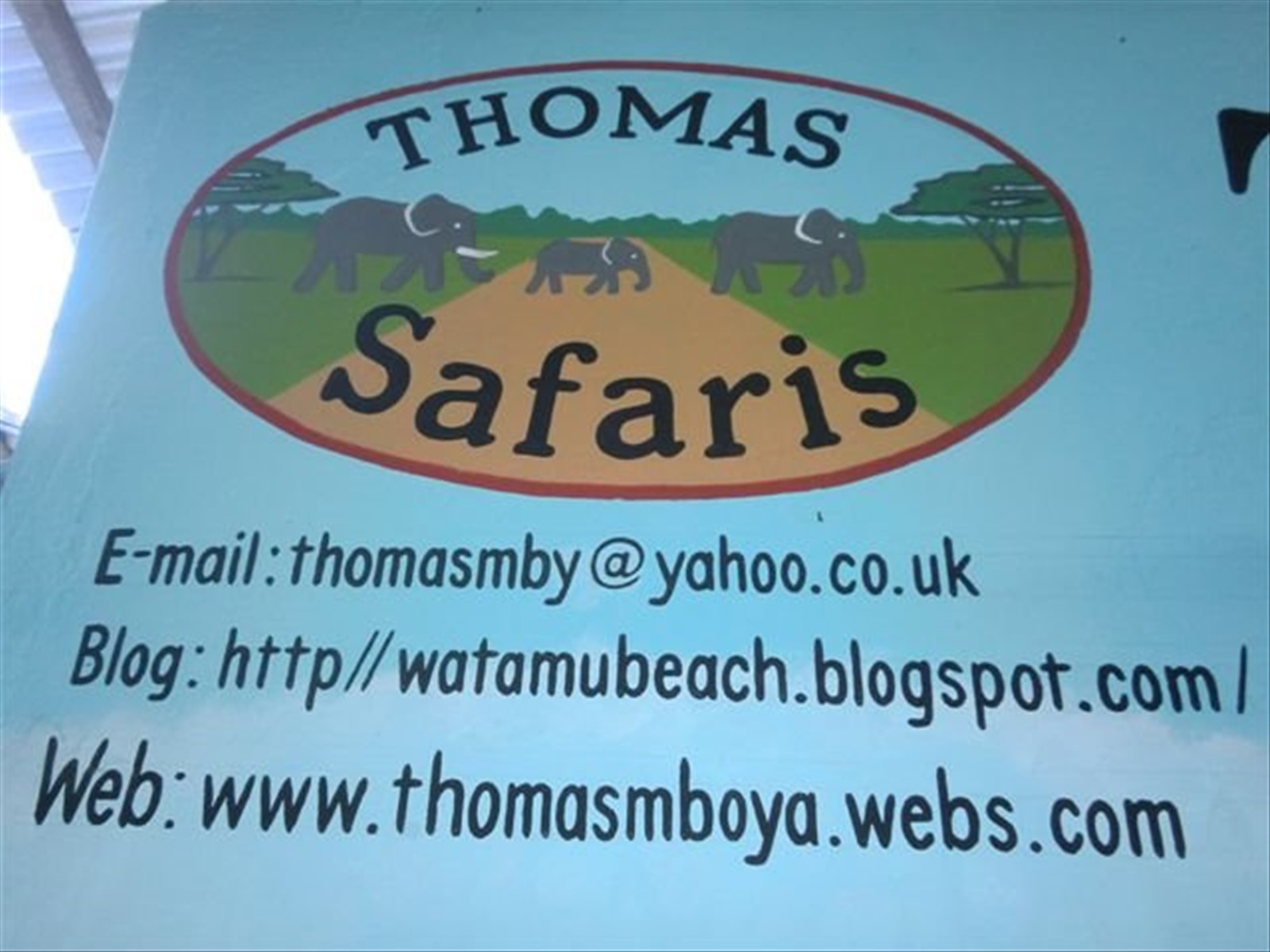 L'AGENZIA DI PROPIETA' DI THOMAS. THOMAS TOURS & SAFARIS