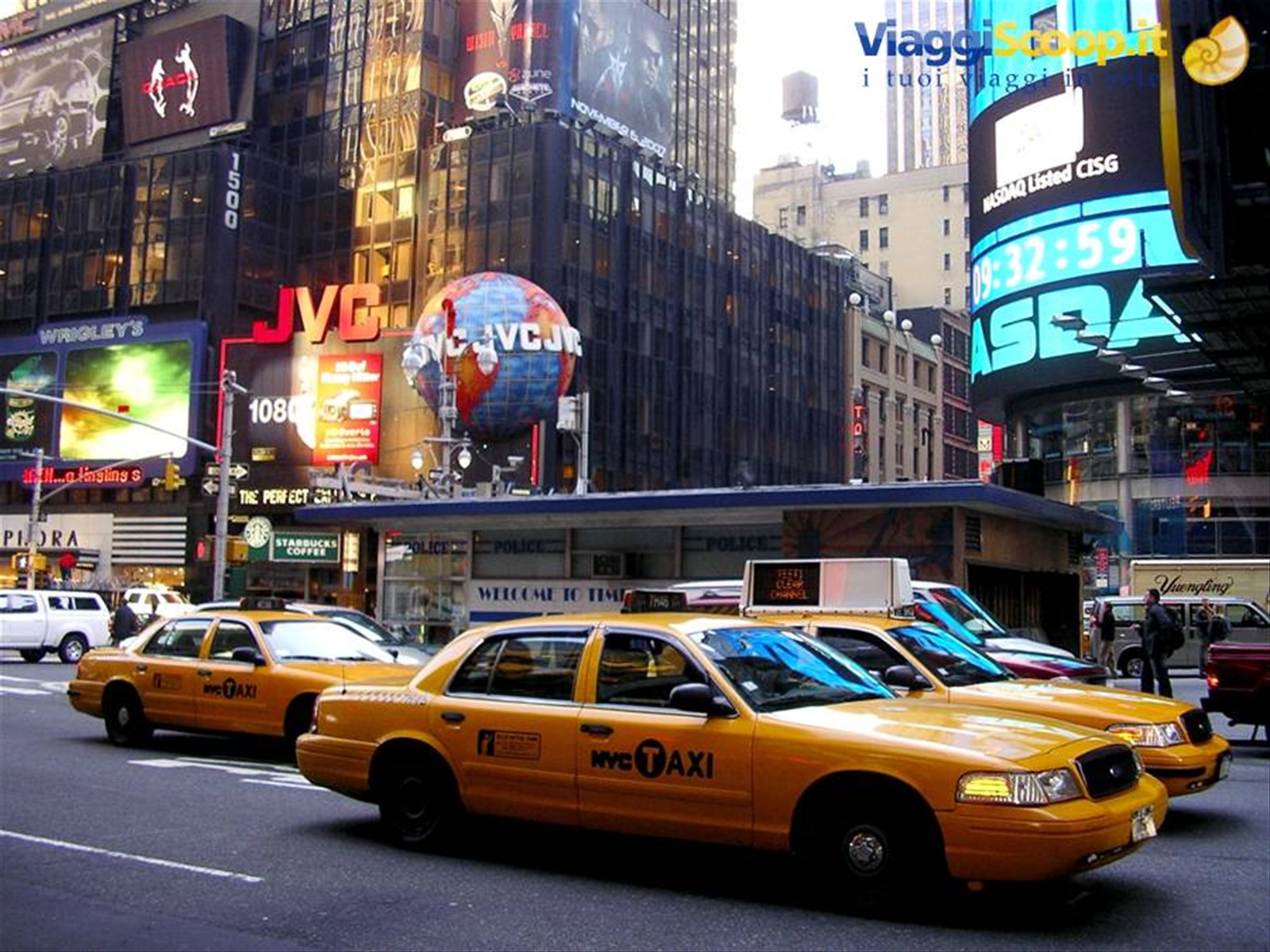 Taxi in Time square