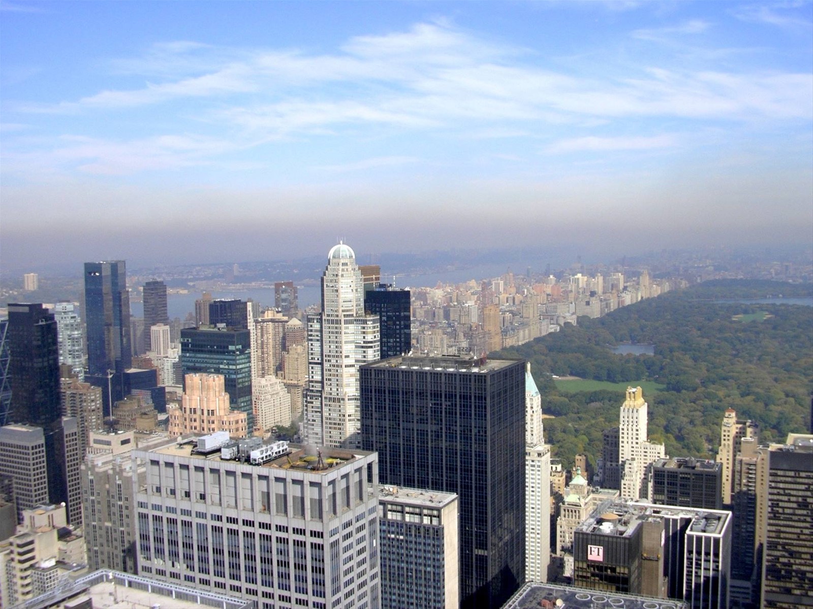 vista su Central Park dal Top of the Rock