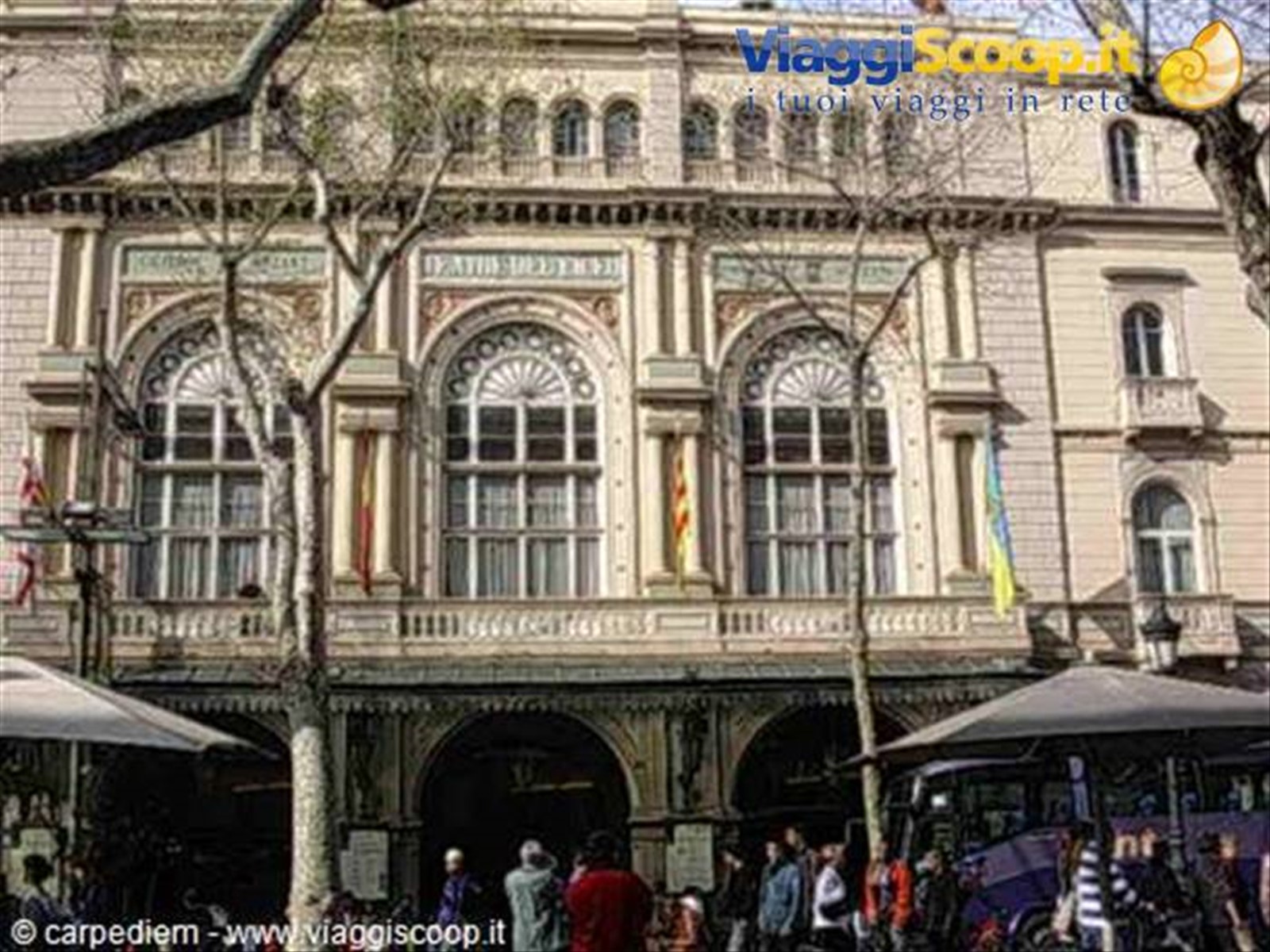 il teatro Liceu a Barcellona