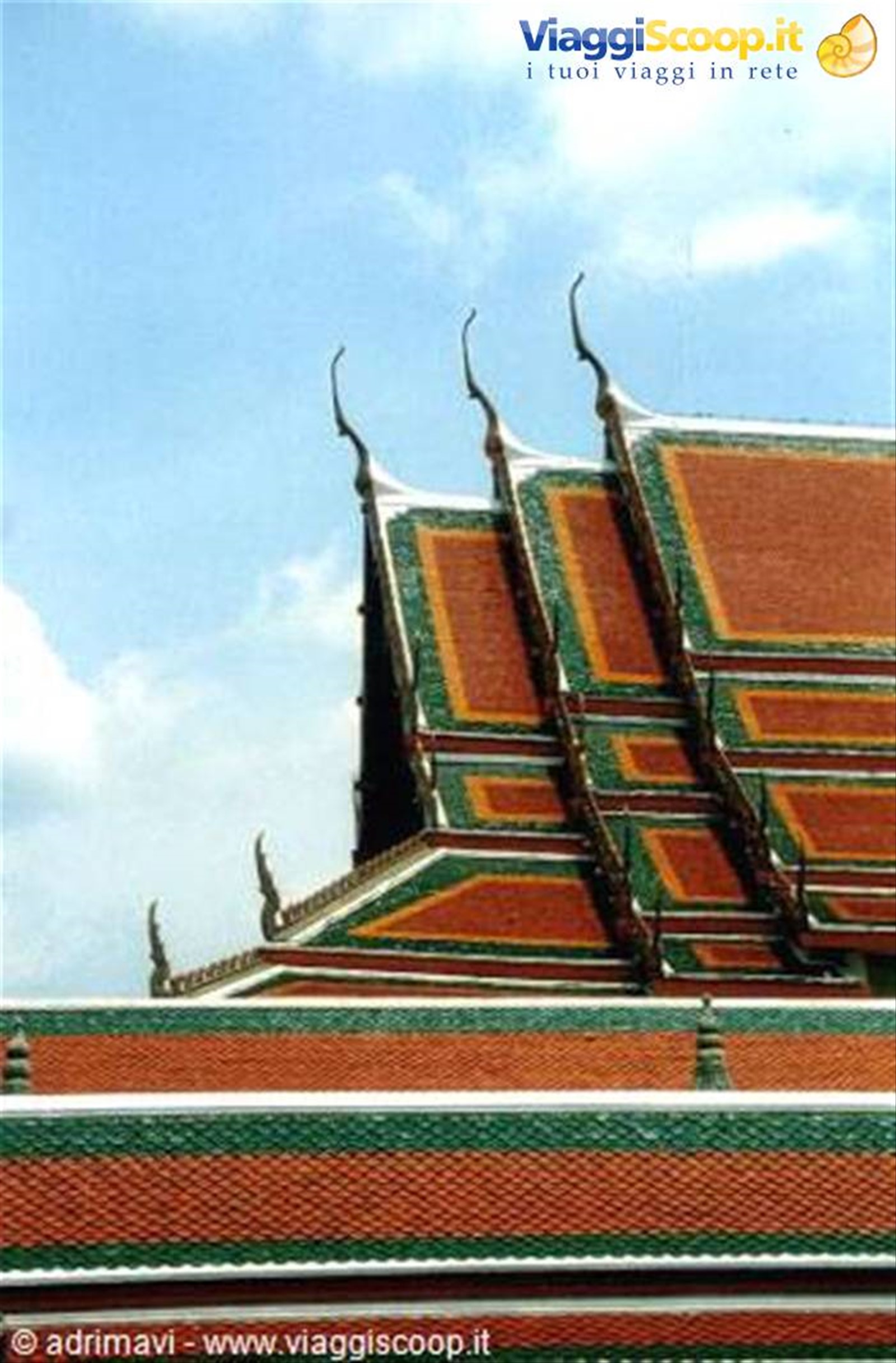 tetti del Wat Phra Jetubon - Bangkok
