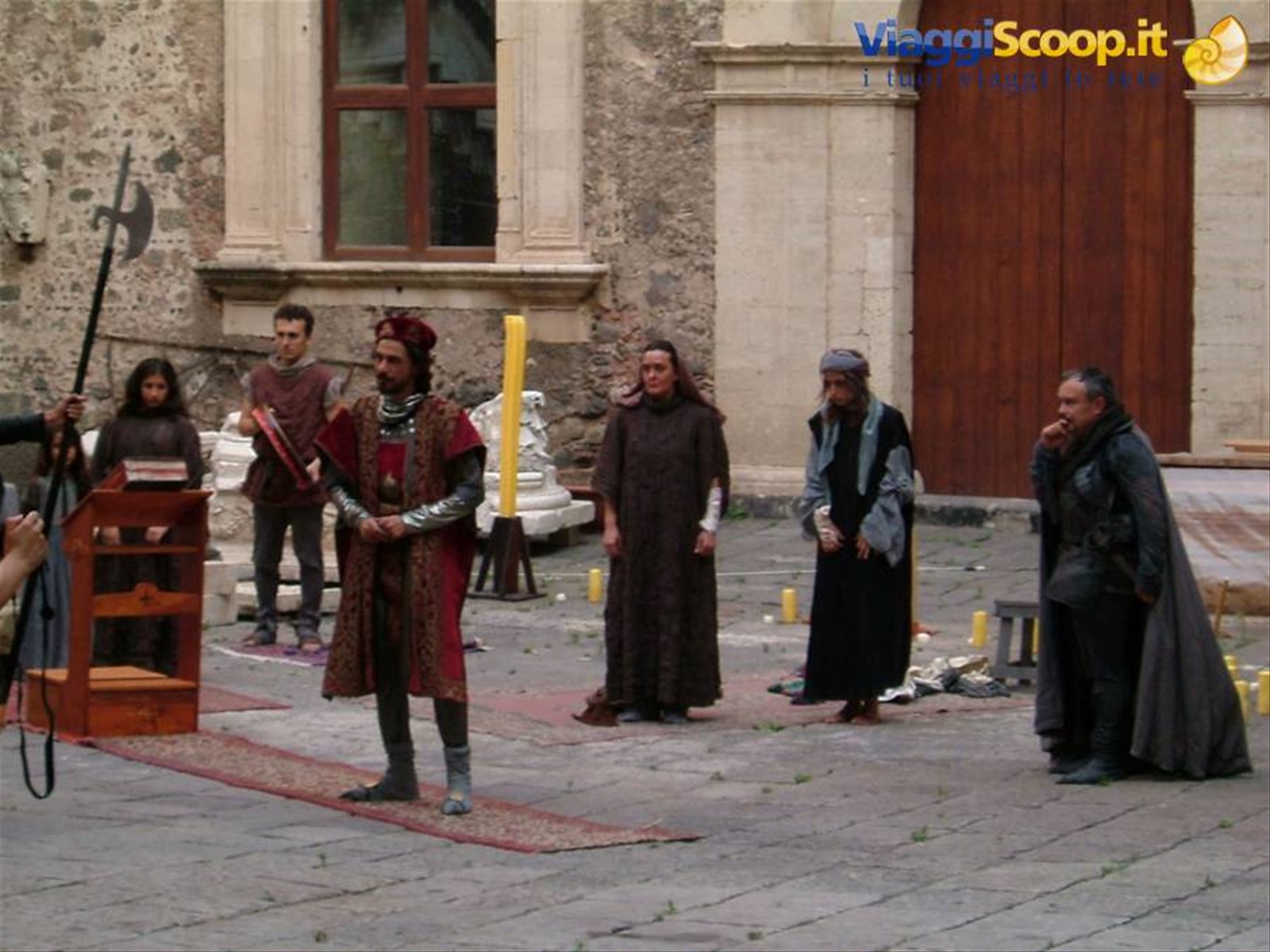 Rappresentazione nel Castello Ursino (Federico II di Svevia)