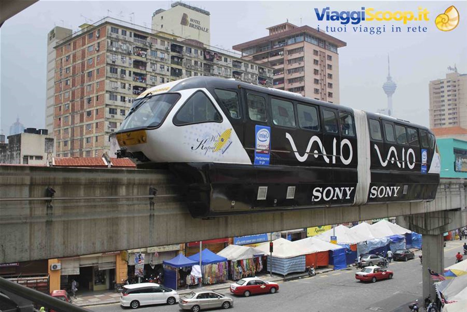 Il comodissimo Skytrain di KL