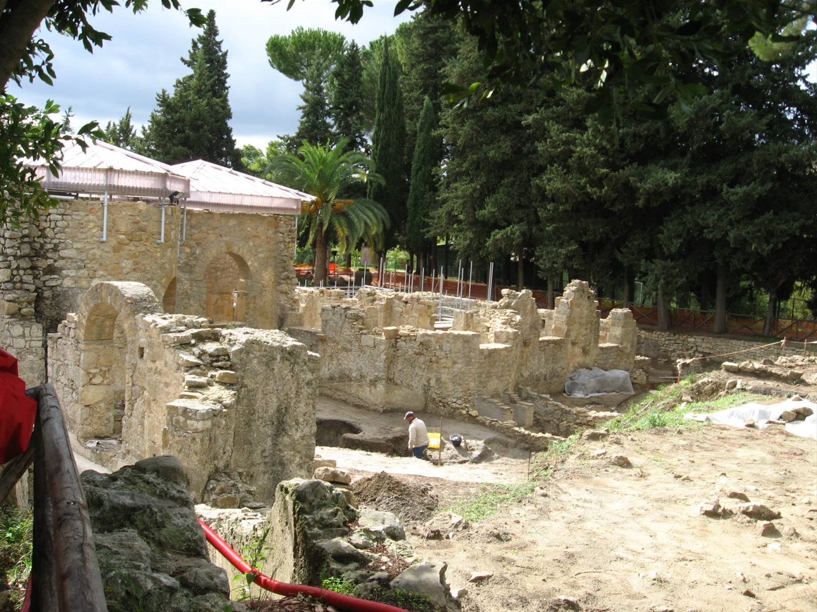 la villa del Casale : lavori in corso