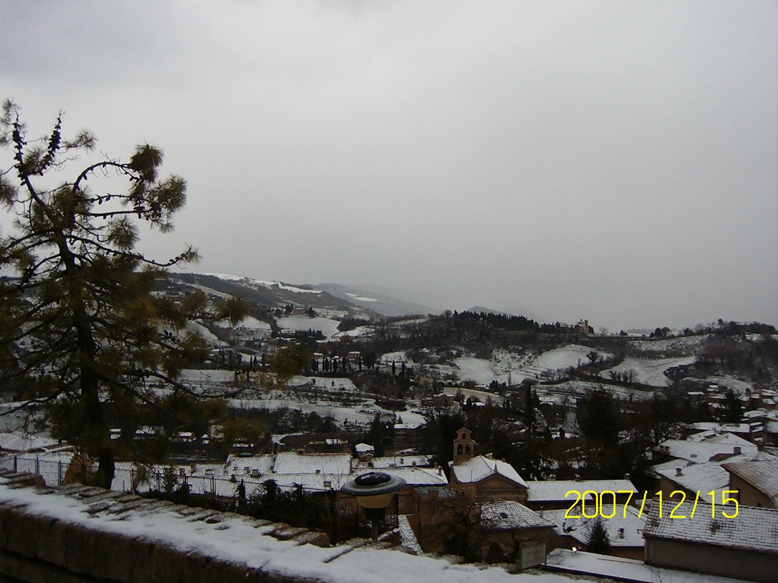 Urbino sotto la neve