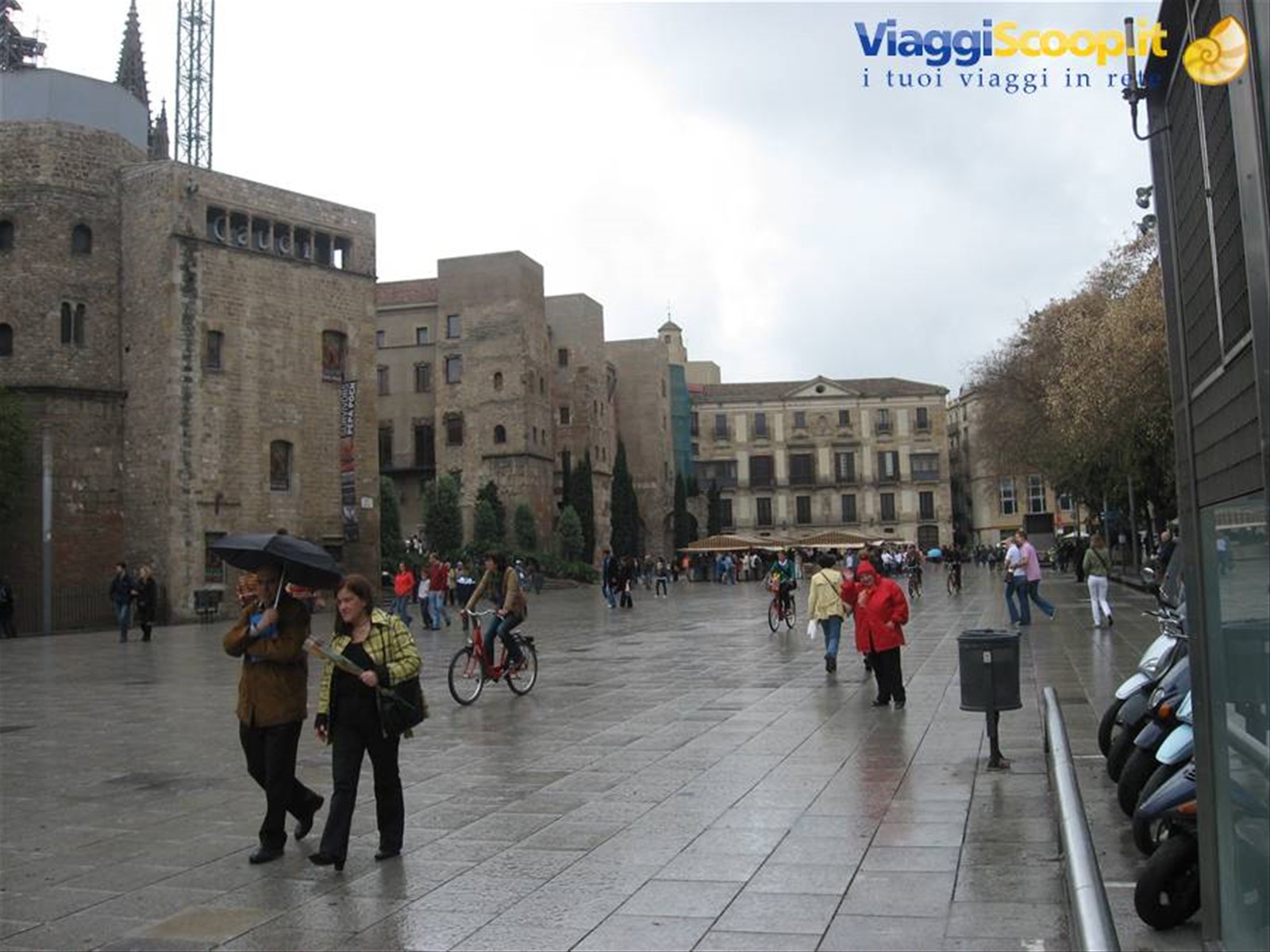Barcellona :a volte piove...