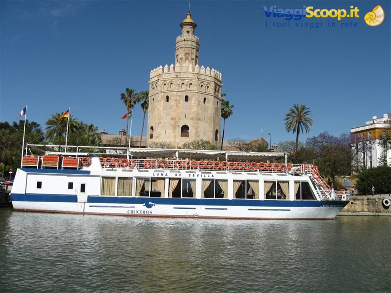 Torre del Oro dal Guadalquivir