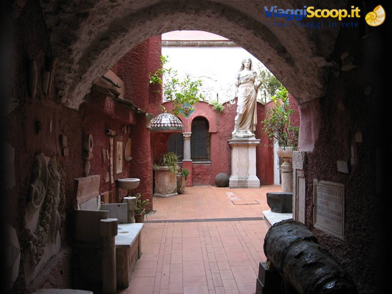 Anacapri; la casa rossa