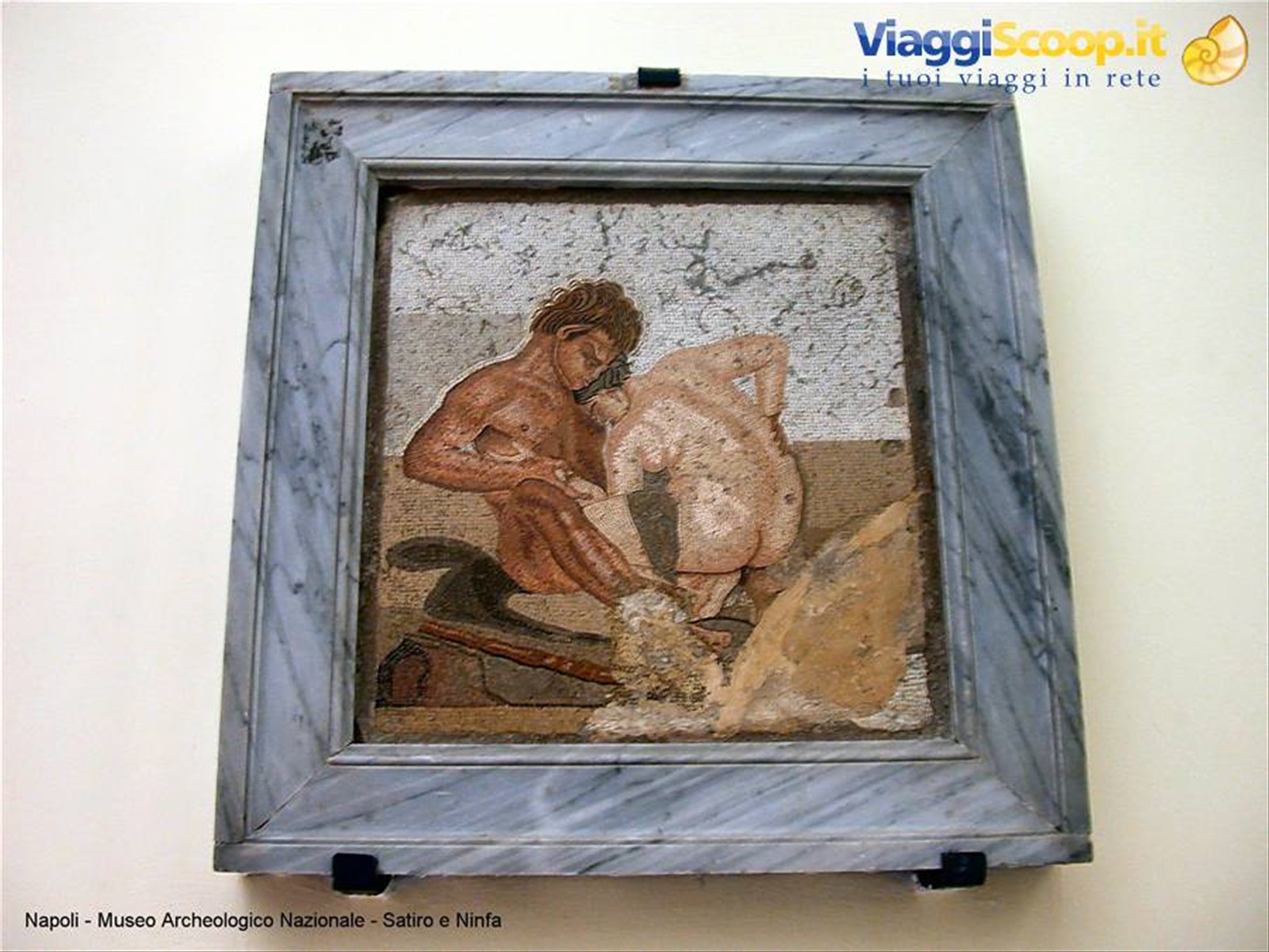 Napoli - Museo Archeologico Nazionale - Satiro e Ninfa