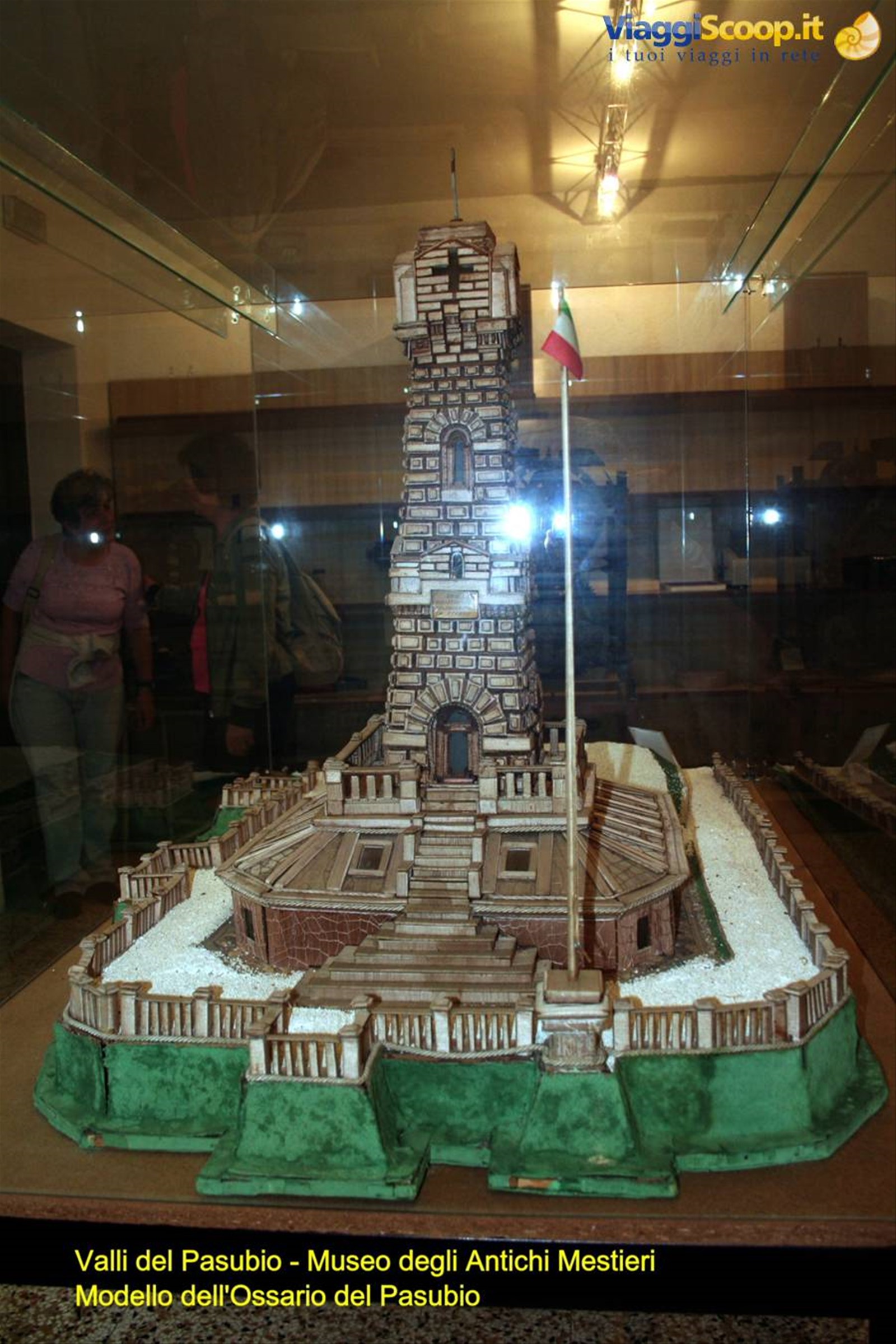 Valli del Pasubio - Museo - Modello dell'Ossario Caduti