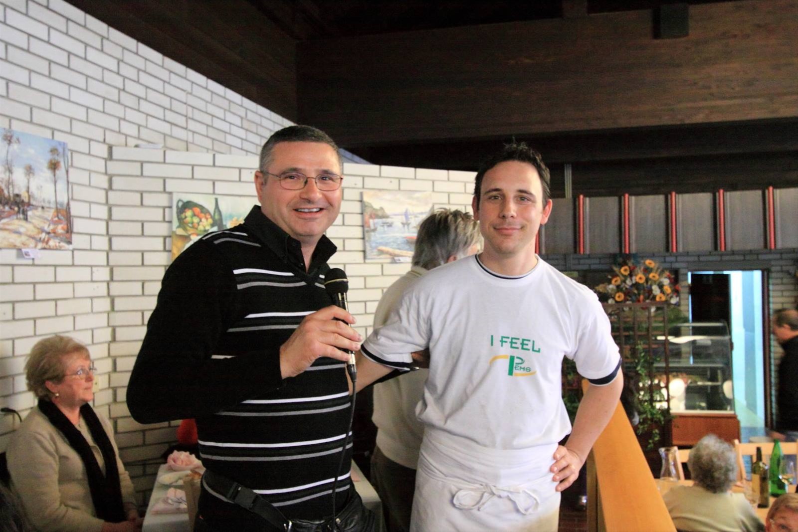Campeggio Bled - il pranzo di Pasqua - Luigi ed il Cuoco