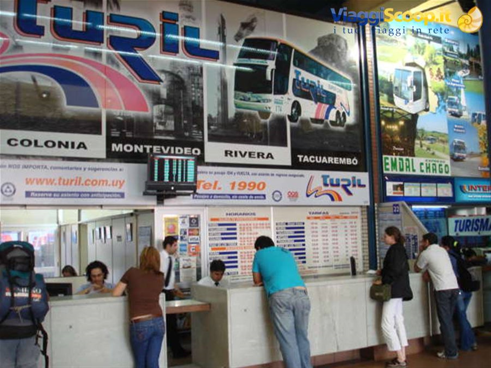 Montevideo: stazione autobus "Tres Cruces".