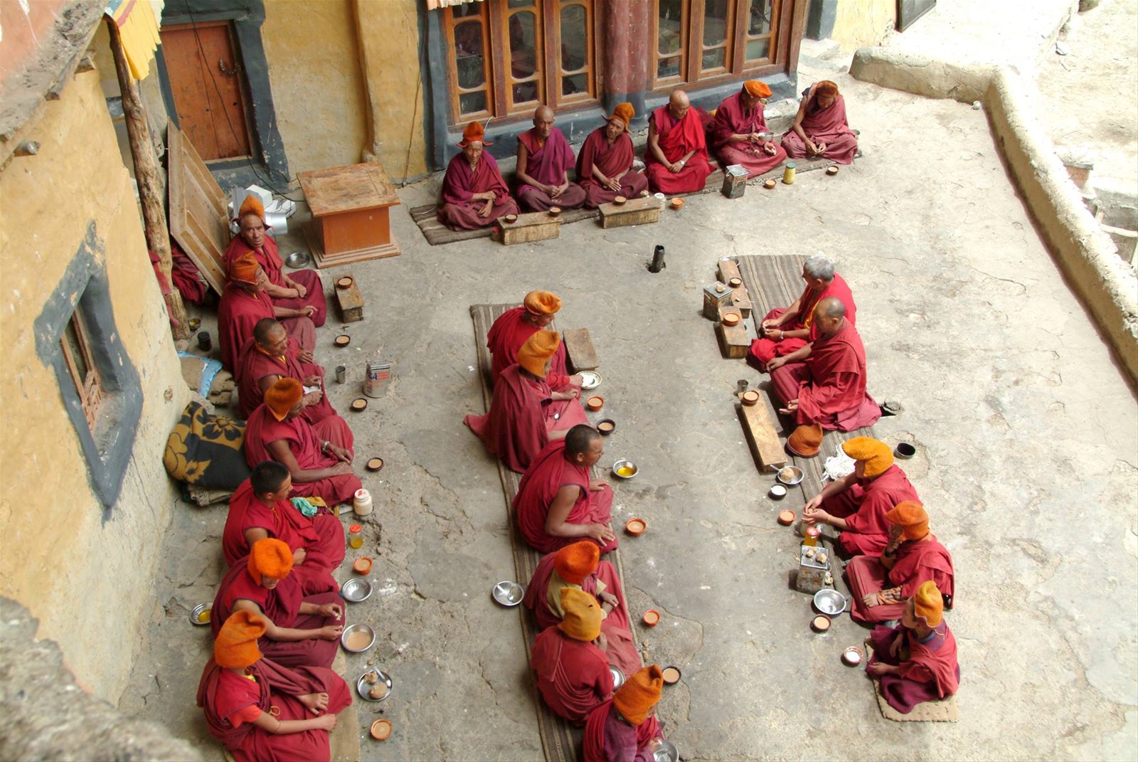 Pranzo al Gompa di Phuktal