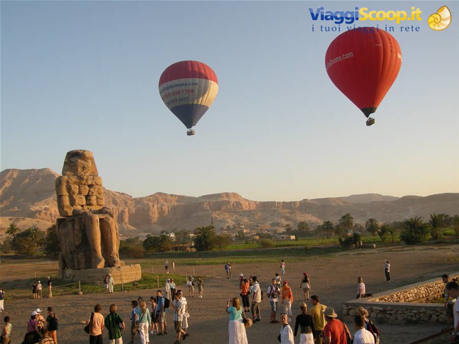 I Colossi di Memnon e le mongolfiere...