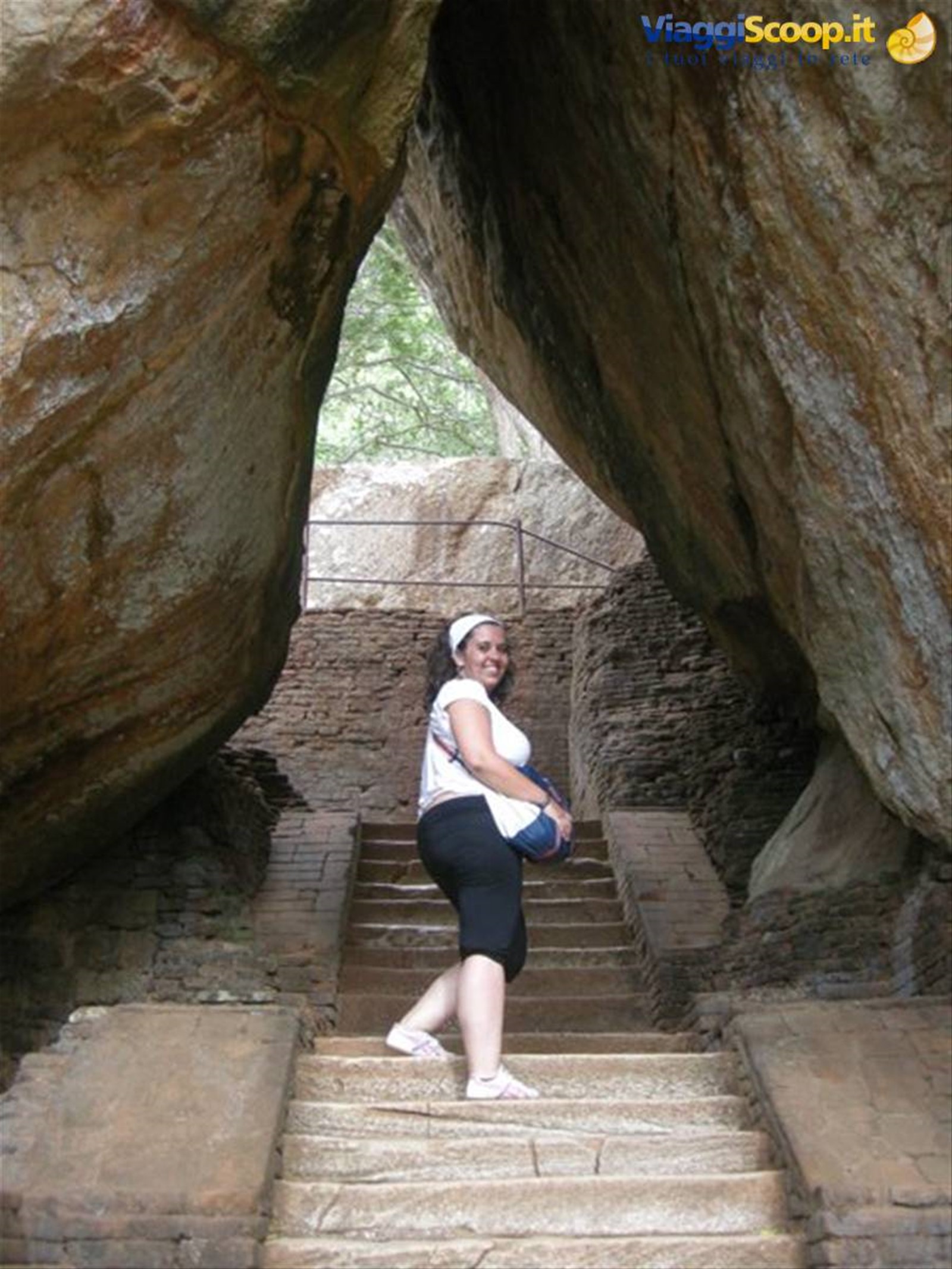 Fortezza di Sigiriya - la salita....