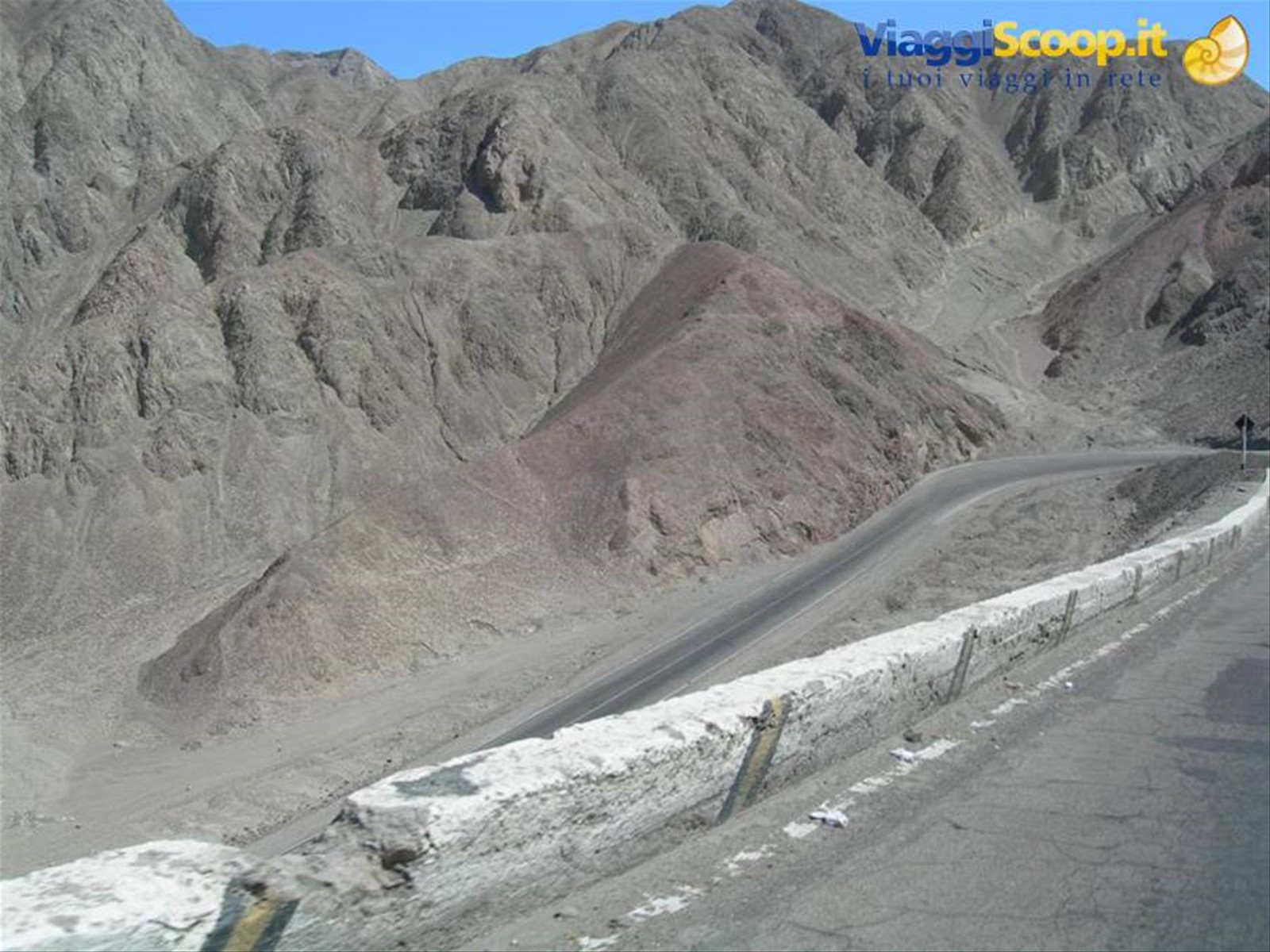 La panamerica con direzione Nazca