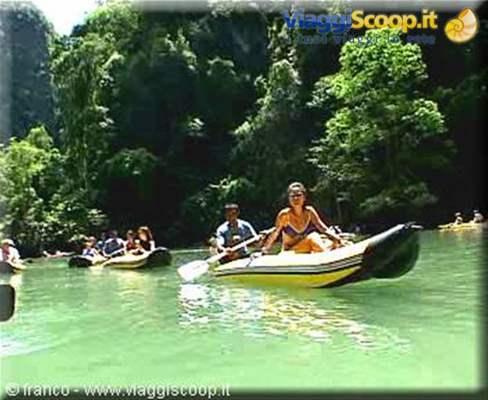 escursione con canoe