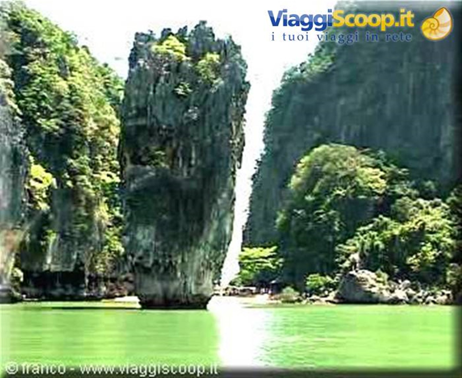 Phang Nga isola James bond