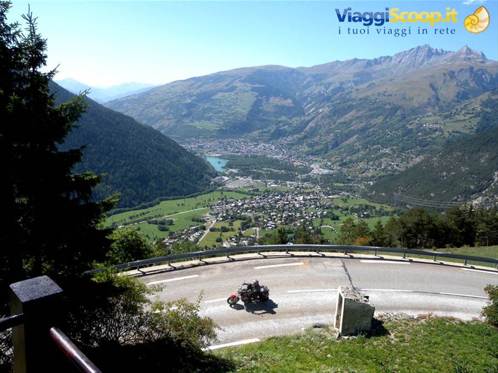 Chalet su Seez vista su Bourg St. Maurice