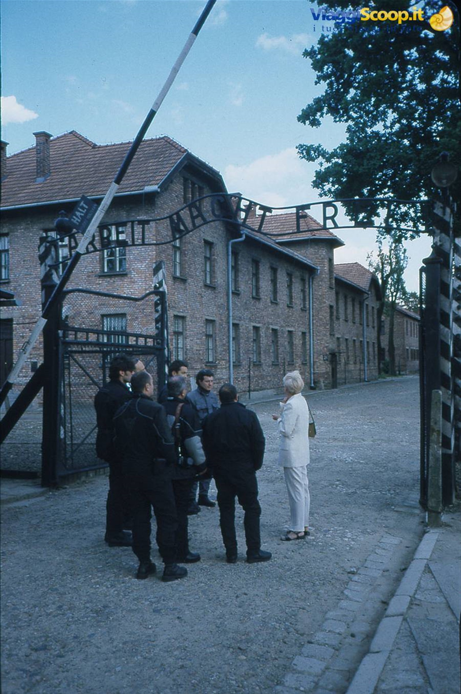 entrata del lager di Auschwitz